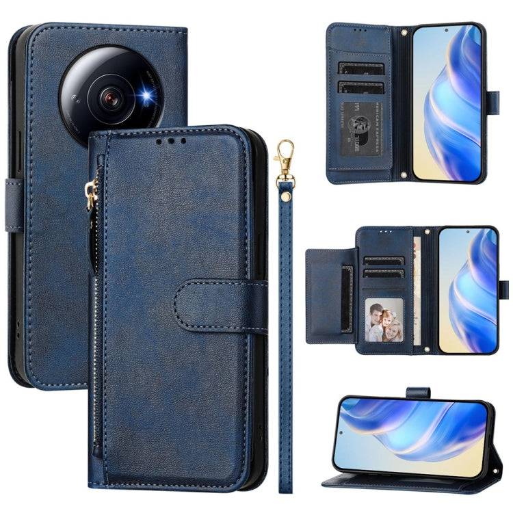 Multi-Card Slots Zipper Wallet Leather Phone Case, For Xiaomi 14 Pro Global, For Xiaomi 14, For Xiaomi 13 Ultra, For Xiaomi Civi 3, For Xiaomi 13 Lite / Civi 2, For Xiaomi 13 Pro, For Xiaomi 13, For Xiaomi 12S Ultra