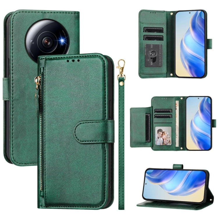 Multi-Card Slots Zipper Wallet Leather Phone Case, For Xiaomi 14 Pro Global, For Xiaomi 14, For Xiaomi 13 Ultra, For Xiaomi Civi 3, For Xiaomi 13 Lite / Civi 2, For Xiaomi 13 Pro, For Xiaomi 13, For Xiaomi 12S Ultra