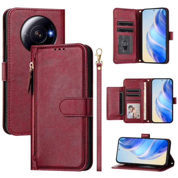 Multi-Card Slots Zipper Wallet Leather Phone Case, For Xiaomi 14 Pro Global, For Xiaomi 14, For Xiaomi 13 Ultra, For Xiaomi Civi 3, For Xiaomi 13 Lite / Civi 2, For Xiaomi 13 Pro, For Xiaomi 13, For Xiaomi 12S Ultra