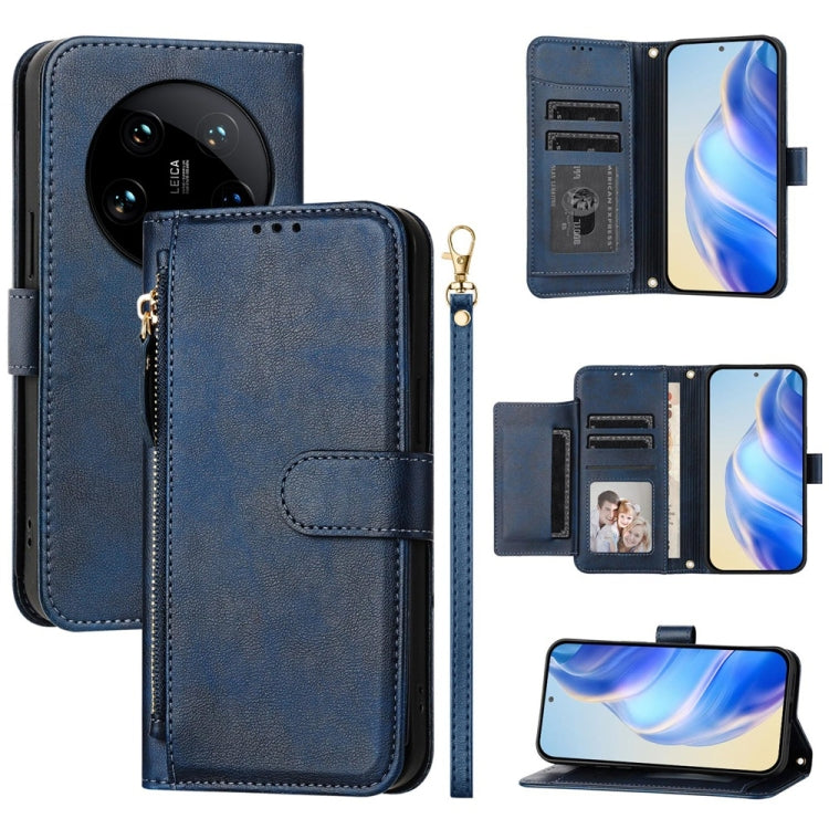 Multi-Card Slots Zipper Wallet Leather Phone Case, For Xiaomi Poco X7 Pro / Redmi Turbo 4, For Xiaomi Poco M7 Pro 5G / Redmi Note 14 5G, For Xiaomi 14T Pro, For Xiaomi 14T, For Xiaomi Poco F6, For Xiaomi Poco X6 Neo Global                              ...
