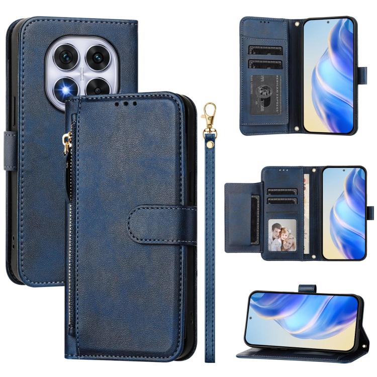 Multi-Card Slots Zipper Wallet Leather Phone Case, For Xiaomi 17 Max 5G, For Xiaomi 17T Pro 5G, For Xiaomi 15T Pro 5G, For Xiaomi 15T 5G, Xiaomi Civi 5 Pro, For Xiaomi 15S Pro, For Xiaomi Poco X7 / Redmi Note 14 Pro 5G, For Xiaomi 15 Ultra