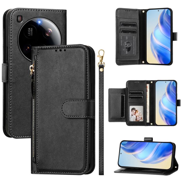 Multi-Card Slots Zipper Wallet Leather Phone Case, For Xiaomi 17 Max 5G, For Xiaomi 17T Pro 5G, For Xiaomi 15T Pro 5G, For Xiaomi 15T 5G, Xiaomi Civi 5 Pro, For Xiaomi 15S Pro, For Xiaomi Poco X7 / Redmi Note 14 Pro 5G, For Xiaomi 15 Ultra