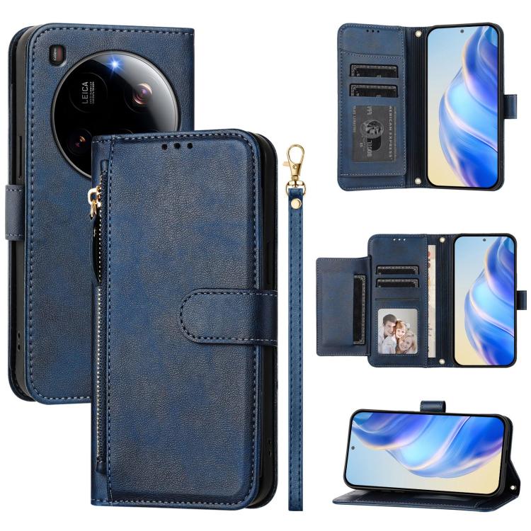 Multi-Card Slots Zipper Wallet Leather Phone Case, For Xiaomi 17 Max 5G, For Xiaomi 17T Pro 5G, For Xiaomi 15T Pro 5G, For Xiaomi 15T 5G, Xiaomi Civi 5 Pro, For Xiaomi 15S Pro, For Xiaomi Poco X7 / Redmi Note 14 Pro 5G, For Xiaomi 15 Ultra