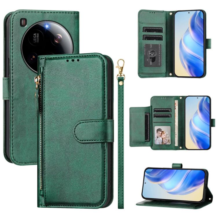 Multi-Card Slots Zipper Wallet Leather Phone Case, For Xiaomi 17 Max 5G, For Xiaomi 17T Pro 5G, For Xiaomi 15T Pro 5G, For Xiaomi 15T 5G, Xiaomi Civi 5 Pro, For Xiaomi 15S Pro, For Xiaomi Poco X7 / Redmi Note 14 Pro 5G, For Xiaomi 15 Ultra
