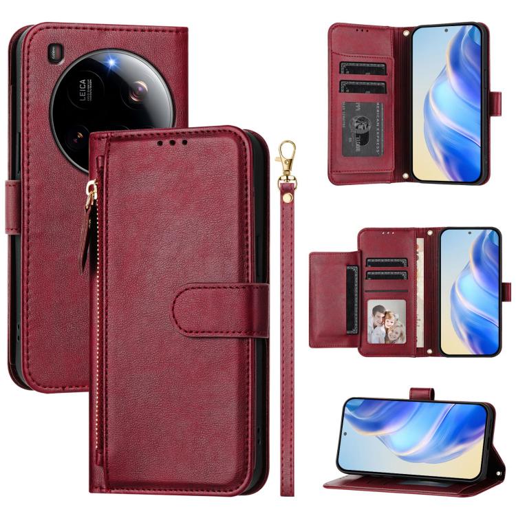 Multi-Card Slots Zipper Wallet Leather Phone Case, For Xiaomi 17 Max 5G, For Xiaomi 17T Pro 5G, For Xiaomi 15T Pro 5G, For Xiaomi 15T 5G, Xiaomi Civi 5 Pro, For Xiaomi 15S Pro, For Xiaomi Poco X7 / Redmi Note 14 Pro 5G, For Xiaomi 15 Ultra