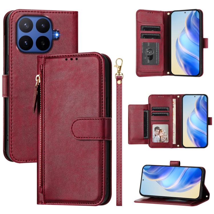 Multi-Card Slots Zipper Wallet Leather Phone Case, For Xiaomi 17 Max 5G, For Xiaomi 17T Pro 5G, For Xiaomi 15T Pro 5G, For Xiaomi 15T 5G, Xiaomi Civi 5 Pro, For Xiaomi 15S Pro, For Xiaomi Poco X7 / Redmi Note 14 Pro 5G, For Xiaomi 15 Ultra