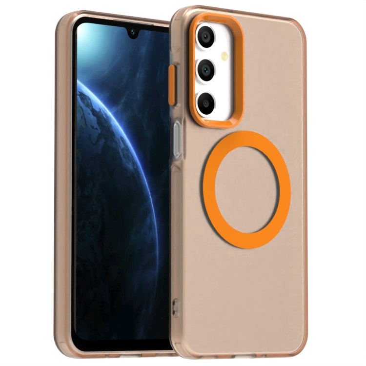Candy Magsafe PC Hybrid TPU Phone Case, For Samsung Galaxy A06 5G, For Samsung Galaxy A36 5G, For Samsung Galaxy A16 4G, For Samsung Galaxy A16 5G, For Samsung Galaxy A06 4G, For Samsung Galaxy A15 5G