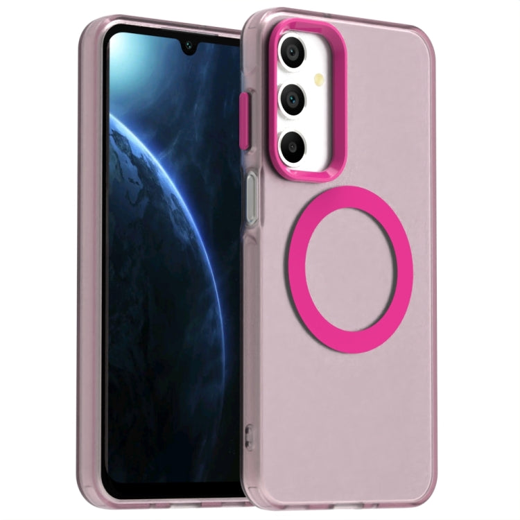 Candy Magsafe PC Hybrid TPU Phone Case, For Samsung Galaxy A06 5G, For Samsung Galaxy A36 5G, For Samsung Galaxy A16 4G, For Samsung Galaxy A16 5G, For Samsung Galaxy A06 4G, For Samsung Galaxy A15 5G
