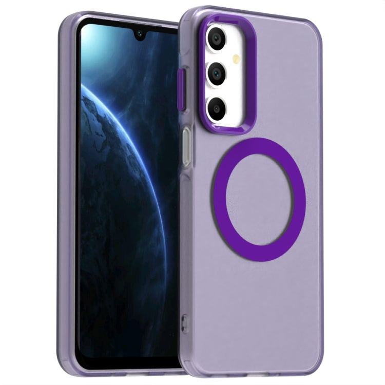 Candy Magsafe PC Hybrid TPU Phone Case, For Samsung Galaxy A06 5G, For Samsung Galaxy A36 5G, For Samsung Galaxy A16 4G, For Samsung Galaxy A16 5G, For Samsung Galaxy A06 4G, For Samsung Galaxy A15 5G