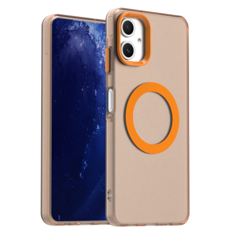 Candy Magsafe PC Hybrid TPU Phone Case, For Samsung Galaxy A06 5G, For Samsung Galaxy A36 5G, For Samsung Galaxy A16 4G, For Samsung Galaxy A16 5G, For Samsung Galaxy A06 4G, For Samsung Galaxy A15 5G