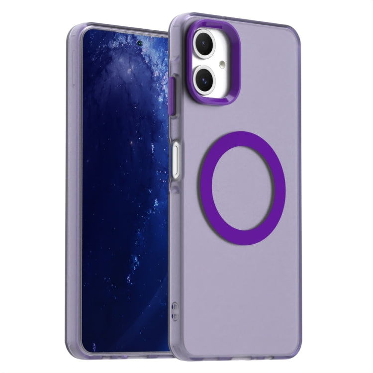 Candy Magsafe PC Hybrid TPU Phone Case, For Samsung Galaxy A06 5G, For Samsung Galaxy A36 5G, For Samsung Galaxy A16 4G, For Samsung Galaxy A16 5G, For Samsung Galaxy A06 4G, For Samsung Galaxy A15 5G