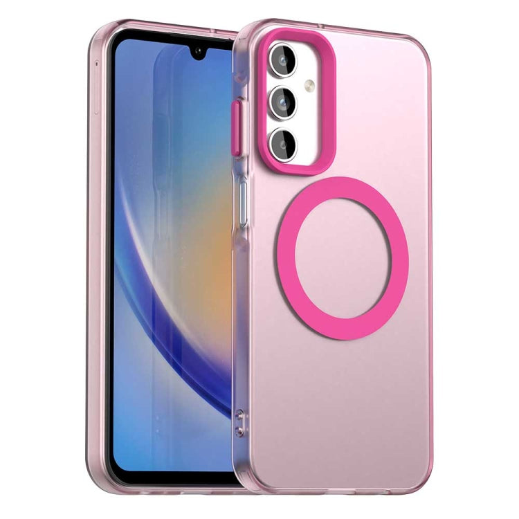 Candy Magsafe PC Hybrid TPU Phone Case, For Samsung Galaxy A55 5G, For Samsung Galaxy A35 5G, For Samsung Galaxy A15 4G, For Samsung Galaxy A05, For Samsung Galaxy A05s, For Samsung Galaxy A25 5G