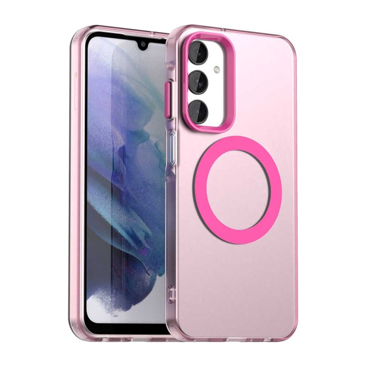 Candy Magsafe PC Hybrid TPU Phone Case, For Samsung Galaxy A55 5G, For Samsung Galaxy A35 5G, For Samsung Galaxy A15 4G, For Samsung Galaxy A05, For Samsung Galaxy A05s, For Samsung Galaxy A25 5G
