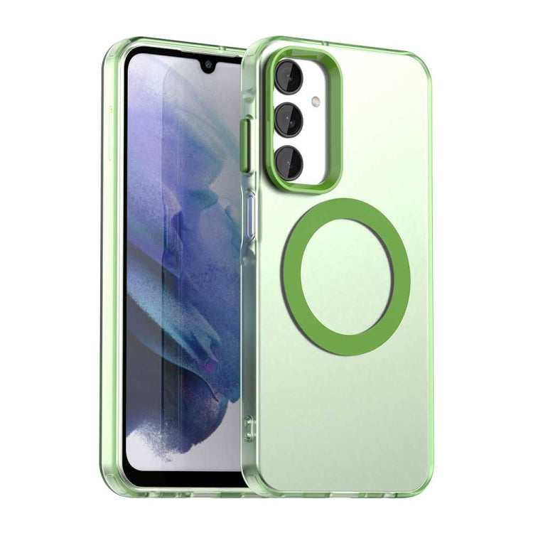 Candy Magsafe PC Hybrid TPU Phone Case, For Samsung Galaxy A55 5G, For Samsung Galaxy A35 5G, For Samsung Galaxy A15 4G, For Samsung Galaxy A05, For Samsung Galaxy A05s, For Samsung Galaxy A25 5G