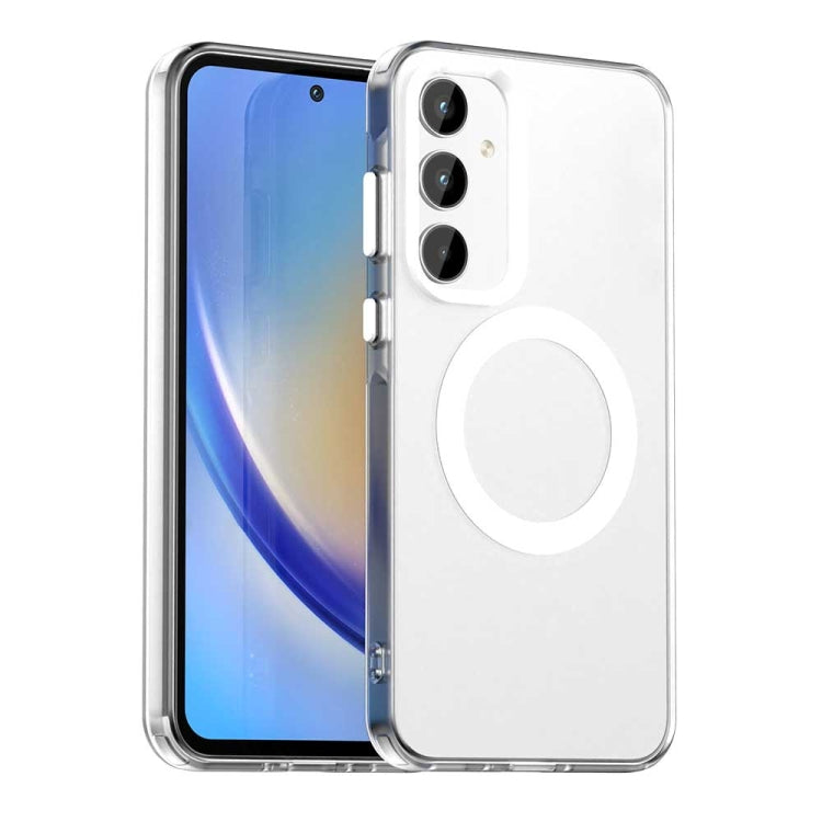 Candy Magsafe PC Hybrid TPU Phone Case, For Samsung Galaxy A55 5G, For Samsung Galaxy A35 5G, For Samsung Galaxy A15 4G, For Samsung Galaxy A05, For Samsung Galaxy A05s, For Samsung Galaxy A25 5G