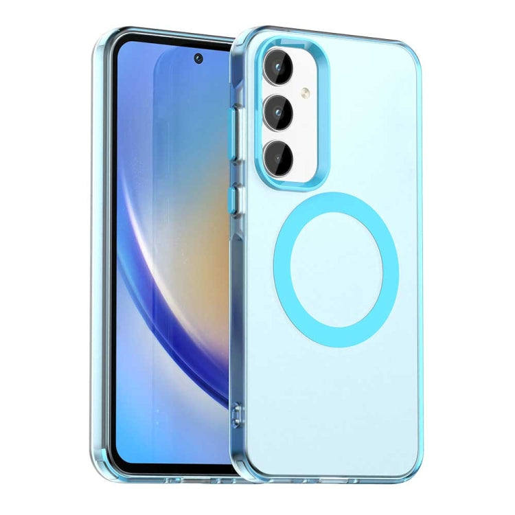 Candy Magsafe PC Hybrid TPU Phone Case, For Samsung Galaxy A55 5G, For Samsung Galaxy A35 5G, For Samsung Galaxy A15 4G, For Samsung Galaxy A05, For Samsung Galaxy A05s, For Samsung Galaxy A25 5G