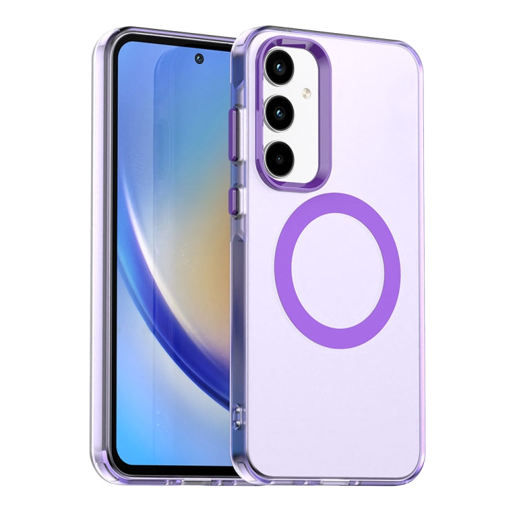 Candy Magsafe PC Hybrid TPU Phone Case, For Samsung Galaxy A55 5G, For Samsung Galaxy A35 5G, For Samsung Galaxy A15 4G, For Samsung Galaxy A05, For Samsung Galaxy A05s, For Samsung Galaxy A25 5G