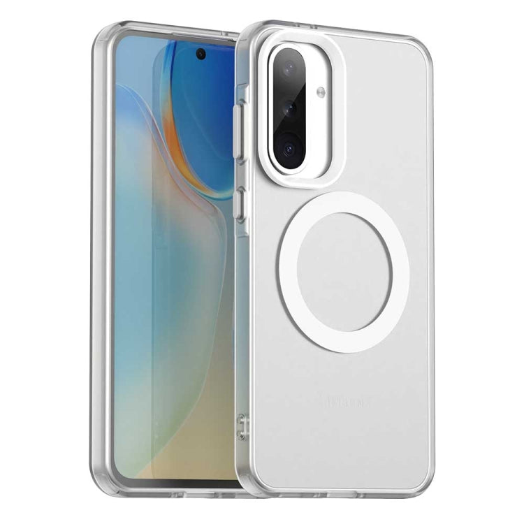 Candy Magsafe PC Hybrid TPU Phone Case, For Samsung Galaxy A06 5G, For Samsung Galaxy A36 5G, For Samsung Galaxy A16 4G, For Samsung Galaxy A16 5G, For Samsung Galaxy A06 4G, For Samsung Galaxy A15 5G