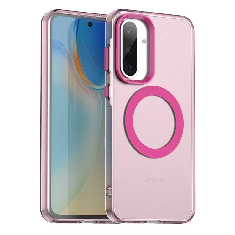 Candy Magsafe PC Hybrid TPU Phone Case, For Samsung Galaxy A06 5G, For Samsung Galaxy A36 5G, For Samsung Galaxy A16 4G, For Samsung Galaxy A16 5G, For Samsung Galaxy A06 4G, For Samsung Galaxy A15 5G