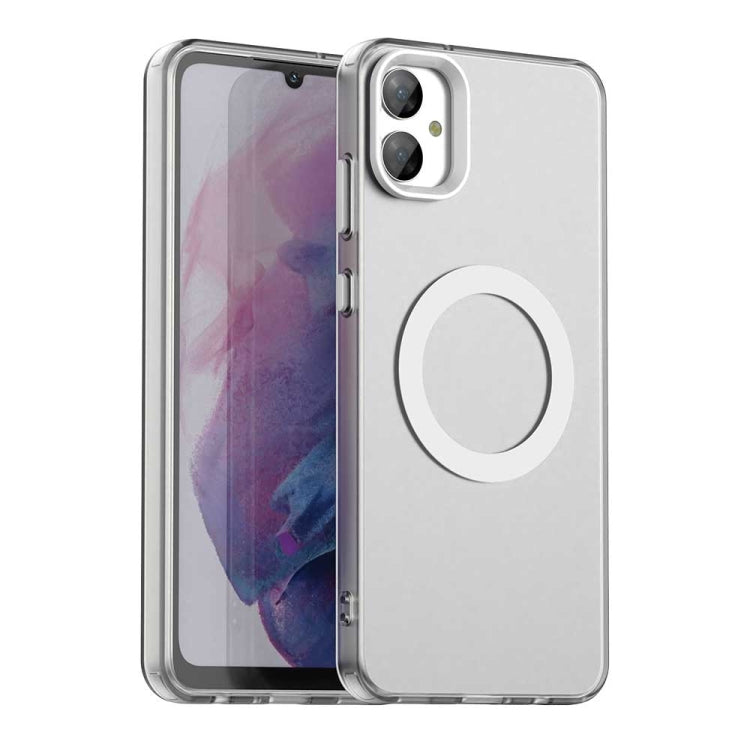 Candy Magsafe PC Hybrid TPU Phone Case, For Samsung Galaxy A55 5G, For Samsung Galaxy A35 5G, For Samsung Galaxy A15 4G, For Samsung Galaxy A05, For Samsung Galaxy A05s, For Samsung Galaxy A25 5G