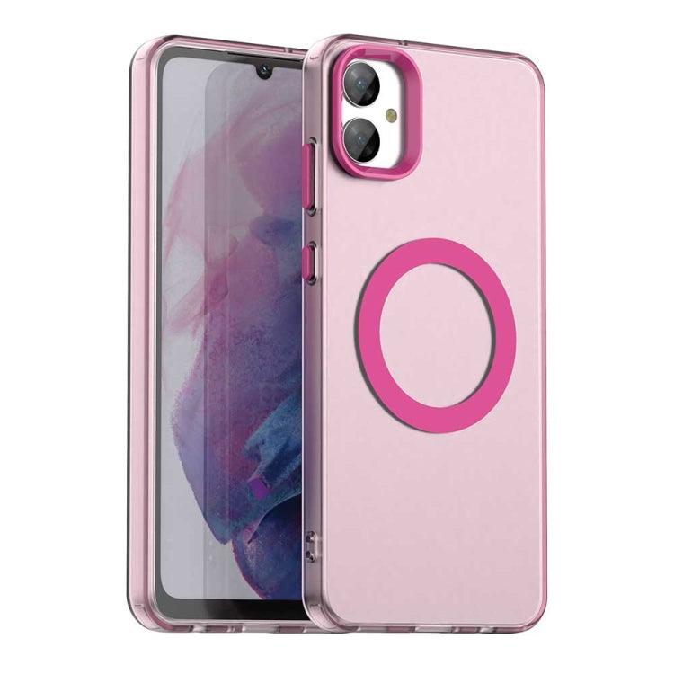 Candy Magsafe PC Hybrid TPU Phone Case, For Samsung Galaxy A55 5G, For Samsung Galaxy A35 5G, For Samsung Galaxy A15 4G, For Samsung Galaxy A05, For Samsung Galaxy A05s, For Samsung Galaxy A25 5G