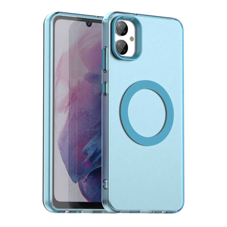 Candy Magsafe PC Hybrid TPU Phone Case, For Samsung Galaxy A55 5G, For Samsung Galaxy A35 5G, For Samsung Galaxy A15 4G, For Samsung Galaxy A05, For Samsung Galaxy A05s, For Samsung Galaxy A25 5G
