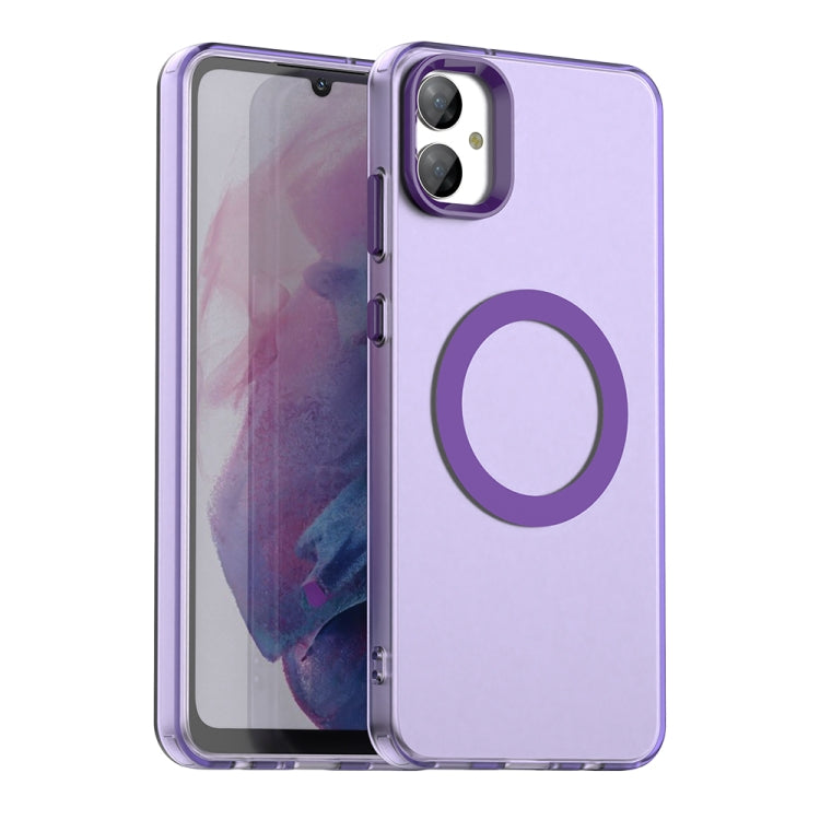 Candy Magsafe PC Hybrid TPU Phone Case, For Samsung Galaxy A55 5G, For Samsung Galaxy A35 5G, For Samsung Galaxy A15 4G, For Samsung Galaxy A05, For Samsung Galaxy A05s, For Samsung Galaxy A25 5G