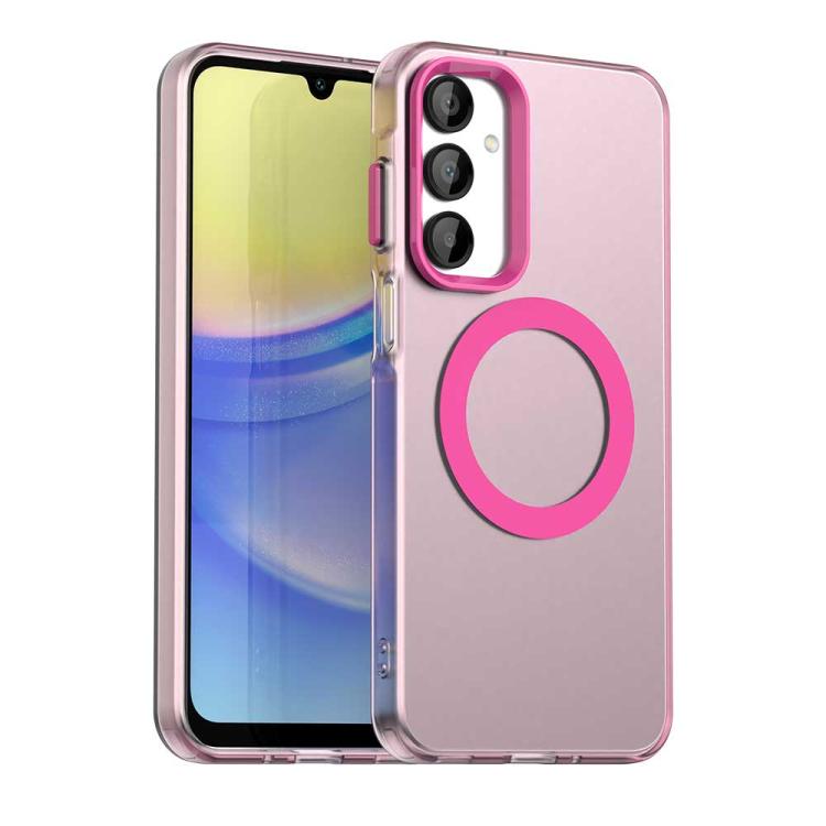 Candy Magsafe PC Hybrid TPU Phone Case, For Samsung Galaxy A06 5G, For Samsung Galaxy A36 5G, For Samsung Galaxy A16 4G, For Samsung Galaxy A16 5G, For Samsung Galaxy A06 4G, For Samsung Galaxy A15 5G