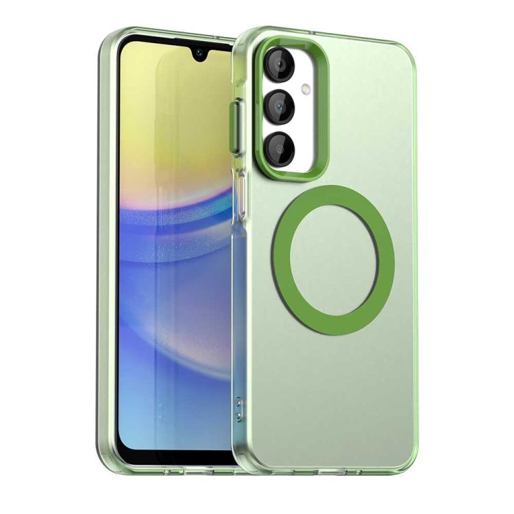 Candy Magsafe PC Hybrid TPU Phone Case, For Samsung Galaxy A06 5G, For Samsung Galaxy A36 5G, For Samsung Galaxy A16 4G, For Samsung Galaxy A16 5G, For Samsung Galaxy A06 4G, For Samsung Galaxy A15 5G