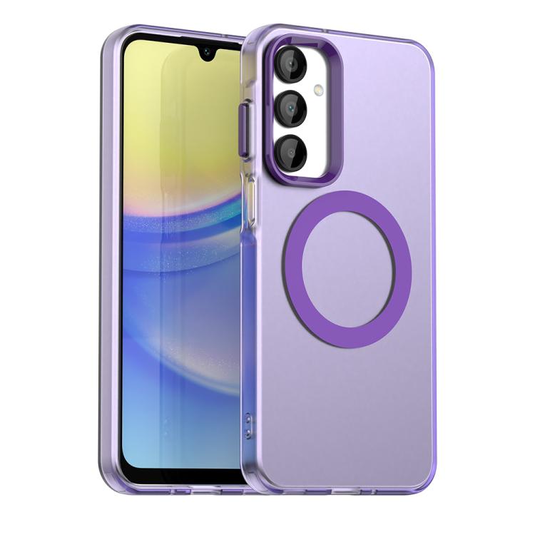 Candy Magsafe PC Hybrid TPU Phone Case, For Samsung Galaxy A06 5G, For Samsung Galaxy A36 5G, For Samsung Galaxy A16 4G, For Samsung Galaxy A16 5G, For Samsung Galaxy A06 4G, For Samsung Galaxy A15 5G