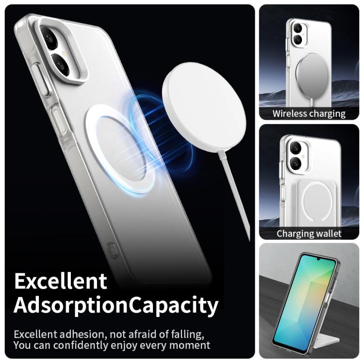 Candy Magsafe PC Hybrid TPU Phone Case, For Samsung Galaxy A06 5G, For Samsung Galaxy A36 5G, For Samsung Galaxy A16 4G, For Samsung Galaxy A16 5G, For Samsung Galaxy A06 4G, For Samsung Galaxy A15 5G
