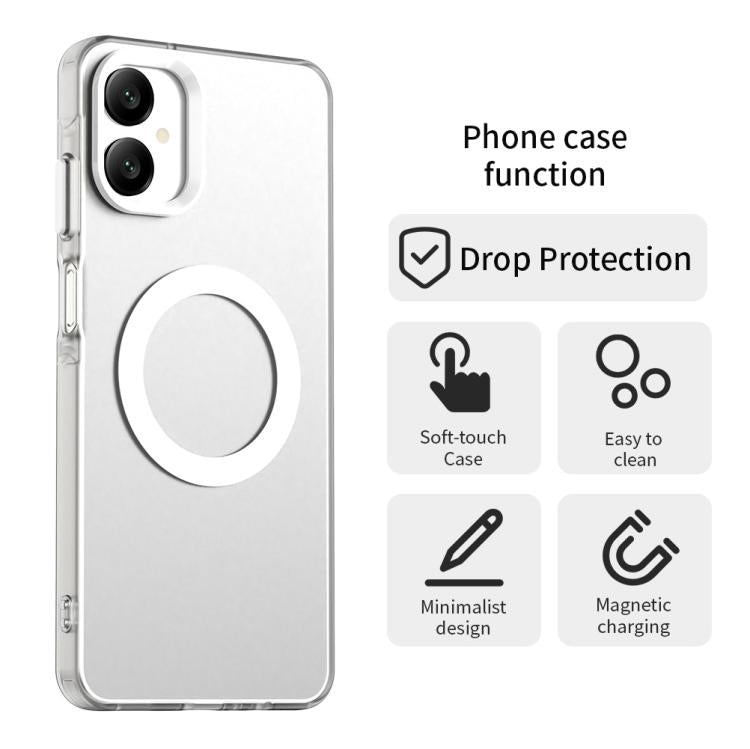 Candy Magsafe PC Hybrid TPU Phone Case, For Samsung Galaxy A06 5G, For Samsung Galaxy A36 5G, For Samsung Galaxy A16 4G, For Samsung Galaxy A16 5G, For Samsung Galaxy A06 4G, For Samsung Galaxy A15 5G