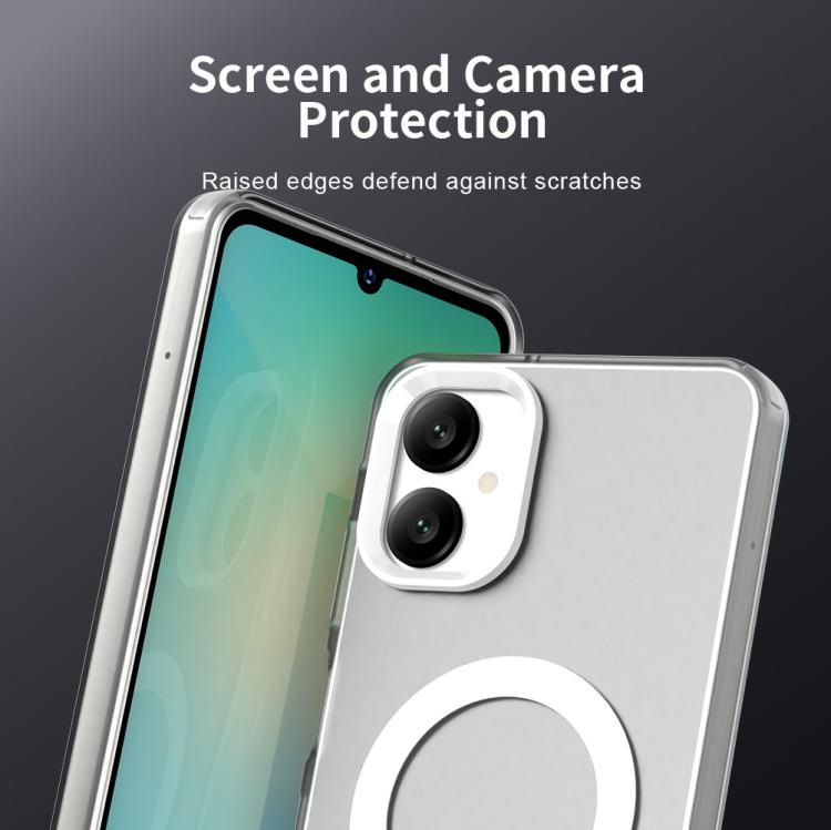 Candy Magsafe PC Hybrid TPU Phone Case, For Samsung Galaxy A06 5G, For Samsung Galaxy A36 5G, For Samsung Galaxy A16 4G, For Samsung Galaxy A16 5G, For Samsung Galaxy A06 4G, For Samsung Galaxy A15 5G