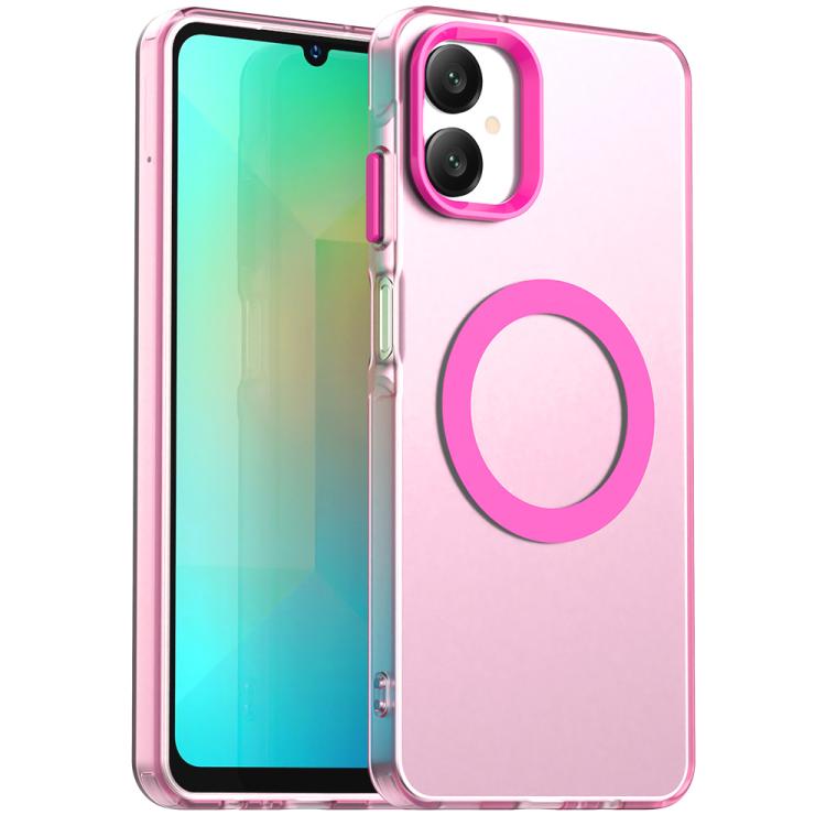 Candy Magsafe PC Hybrid TPU Phone Case, For Samsung Galaxy A06 5G, For Samsung Galaxy A36 5G, For Samsung Galaxy A16 4G, For Samsung Galaxy A16 5G, For Samsung Galaxy A06 4G, For Samsung Galaxy A15 5G