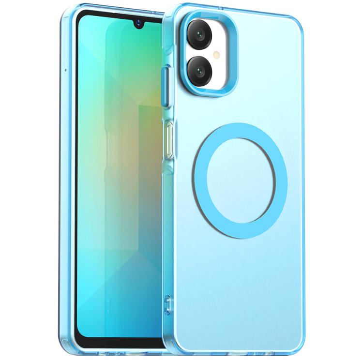Candy Magsafe PC Hybrid TPU Phone Case, For Samsung Galaxy A06 5G, For Samsung Galaxy A36 5G, For Samsung Galaxy A16 4G, For Samsung Galaxy A16 5G, For Samsung Galaxy A06 4G, For Samsung Galaxy A15 5G