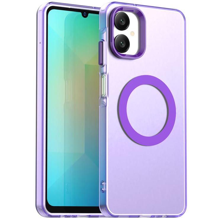 Candy Magsafe PC Hybrid TPU Phone Case, For Samsung Galaxy A06 5G, For Samsung Galaxy A36 5G, For Samsung Galaxy A16 4G, For Samsung Galaxy A16 5G, For Samsung Galaxy A06 4G, For Samsung Galaxy A15 5G
