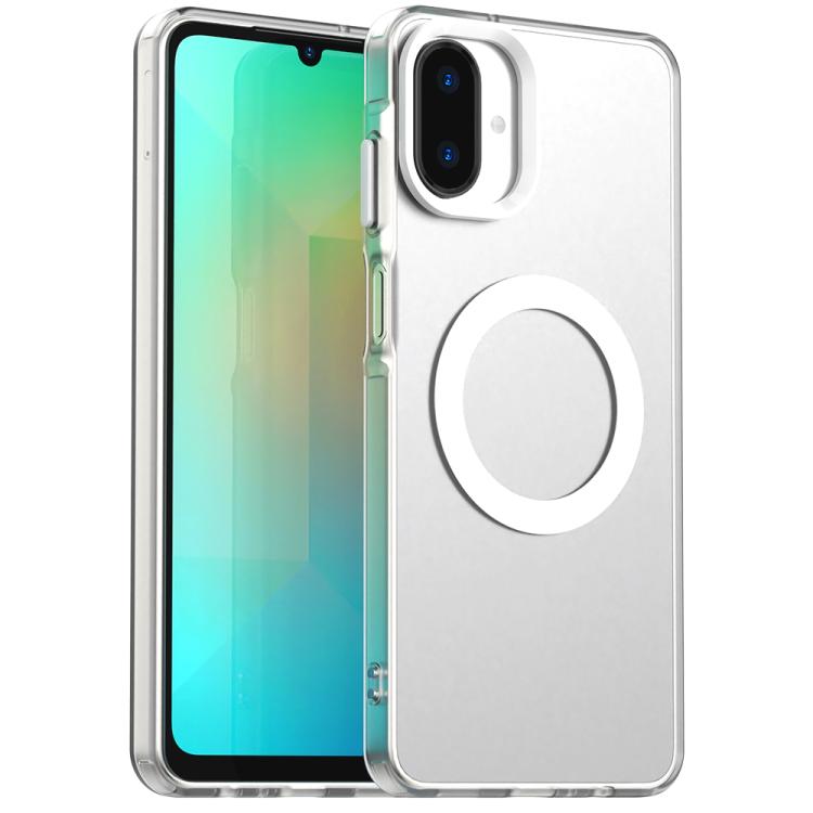 Candy Magsafe PC Hybrid TPU Phone Case, For Samsung Galaxy A57 5G, For Samsung Galaxy A37 5G, For Samsung Galaxy A17 4G, For Samsung Galaxy A07 4G, For Samsung Galaxy A07 5G, For Samsung Galaxy A17 5G