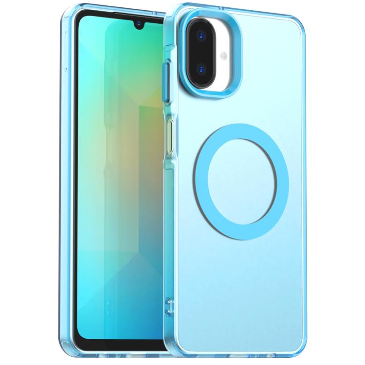 Candy Magsafe PC Hybrid TPU Phone Case, For Samsung Galaxy A57 5G, For Samsung Galaxy A37 5G, For Samsung Galaxy A17 4G, For Samsung Galaxy A07 4G, For Samsung Galaxy A07 5G, For Samsung Galaxy A17 5G