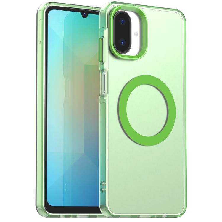 Candy Magsafe PC Hybrid TPU Phone Case, For Samsung Galaxy A57 5G, For Samsung Galaxy A37 5G, For Samsung Galaxy A17 4G, For Samsung Galaxy A07 4G, For Samsung Galaxy A07 5G, For Samsung Galaxy A17 5G
