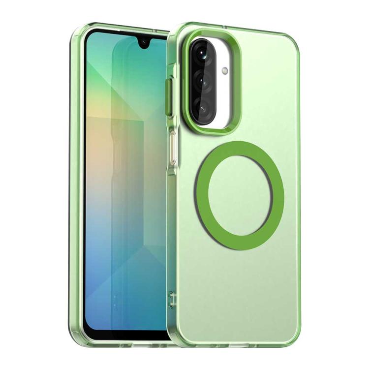 Candy Magsafe PC Hybrid TPU Phone Case, For Samsung Galaxy A57 5G, For Samsung Galaxy A37 5G, For Samsung Galaxy A17 4G, For Samsung Galaxy A07 4G, For Samsung Galaxy A07 5G, For Samsung Galaxy A17 5G
