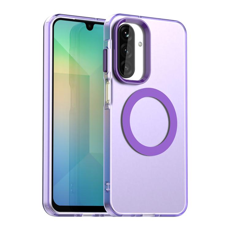 Candy Magsafe PC Hybrid TPU Phone Case, For Samsung Galaxy A57 5G, For Samsung Galaxy A37 5G, For Samsung Galaxy A17 4G, For Samsung Galaxy A07 4G, For Samsung Galaxy A07 5G, For Samsung Galaxy A17 5G