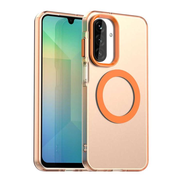 Candy Magsafe PC Hybrid TPU Phone Case, For Samsung Galaxy A57 5G, For Samsung Galaxy A37 5G, For Samsung Galaxy A17 4G, For Samsung Galaxy A07 4G, For Samsung Galaxy A07 5G, For Samsung Galaxy A17 5G