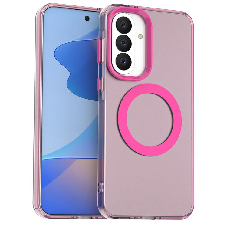 Candy Magsafe PC Hybrid TPU Phone Case, For Samsung Galaxy A57 5G, For Samsung Galaxy A37 5G, For Samsung Galaxy A17 4G, For Samsung Galaxy A07 4G, For Samsung Galaxy A07 5G, For Samsung Galaxy A17 5G