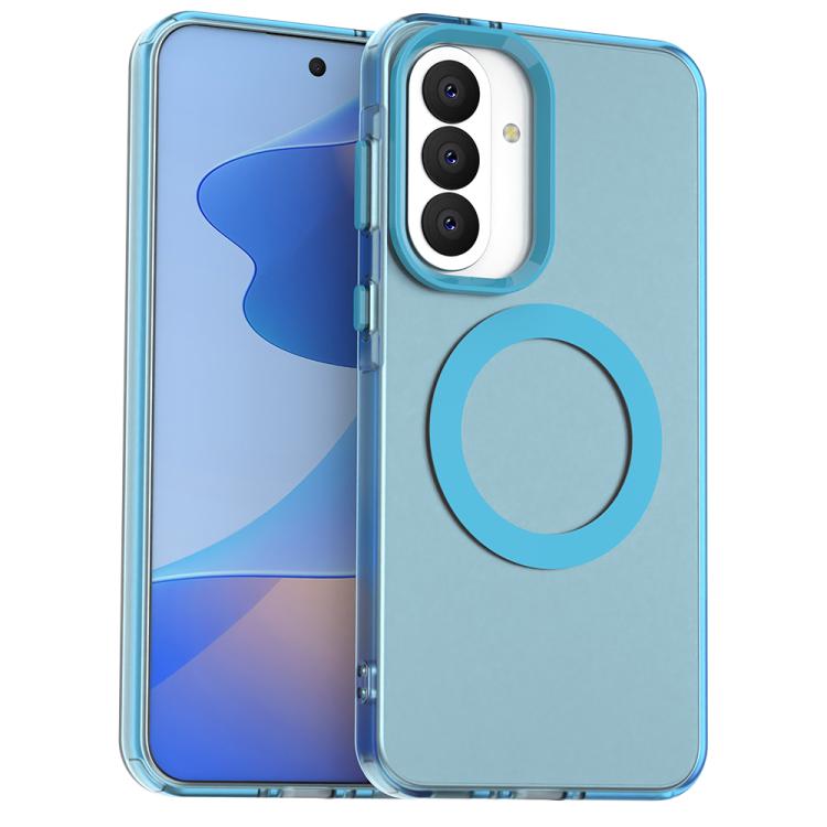 Candy Magsafe PC Hybrid TPU Phone Case, For Samsung Galaxy A57 5G, For Samsung Galaxy A37 5G, For Samsung Galaxy A17 4G, For Samsung Galaxy A07 4G, For Samsung Galaxy A07 5G, For Samsung Galaxy A17 5G