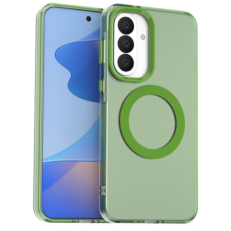Candy Magsafe PC Hybrid TPU Phone Case, For Samsung Galaxy A57 5G, For Samsung Galaxy A37 5G, For Samsung Galaxy A17 4G, For Samsung Galaxy A07 4G, For Samsung Galaxy A07 5G, For Samsung Galaxy A17 5G