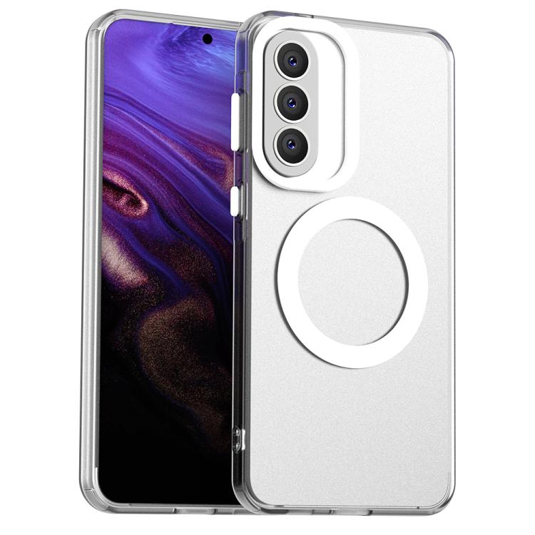 Candy Magsafe PC Hybrid TPU Phone Case, For Samsung Galaxy A57 5G, For Samsung Galaxy A37 5G, For Samsung Galaxy A17 4G, For Samsung Galaxy A07 4G, For Samsung Galaxy A07 5G, For Samsung Galaxy A17 5G