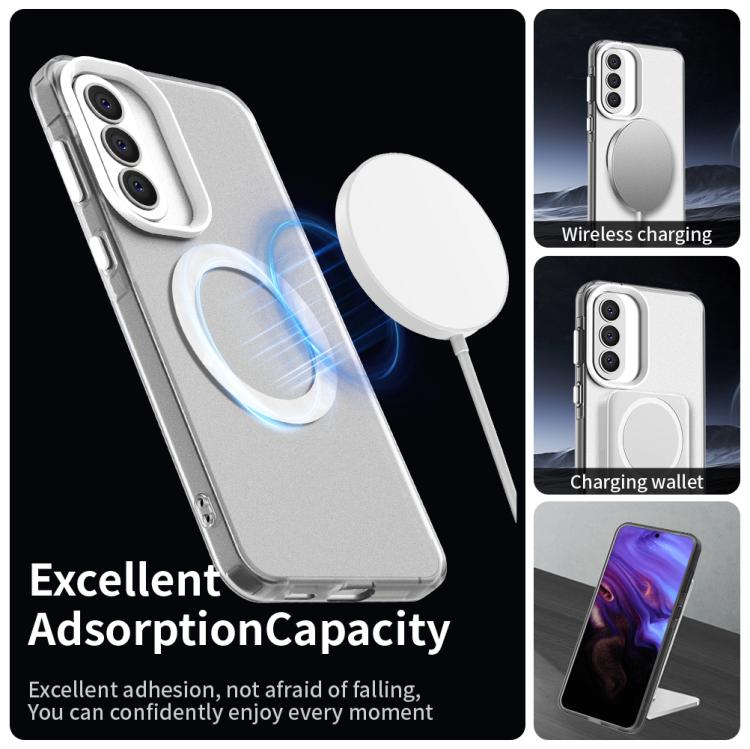 Candy Magsafe PC Hybrid TPU Phone Case, For Samsung Galaxy A57 5G, For Samsung Galaxy A37 5G, For Samsung Galaxy A17 4G, For Samsung Galaxy A07 4G, For Samsung Galaxy A07 5G, For Samsung Galaxy A17 5G