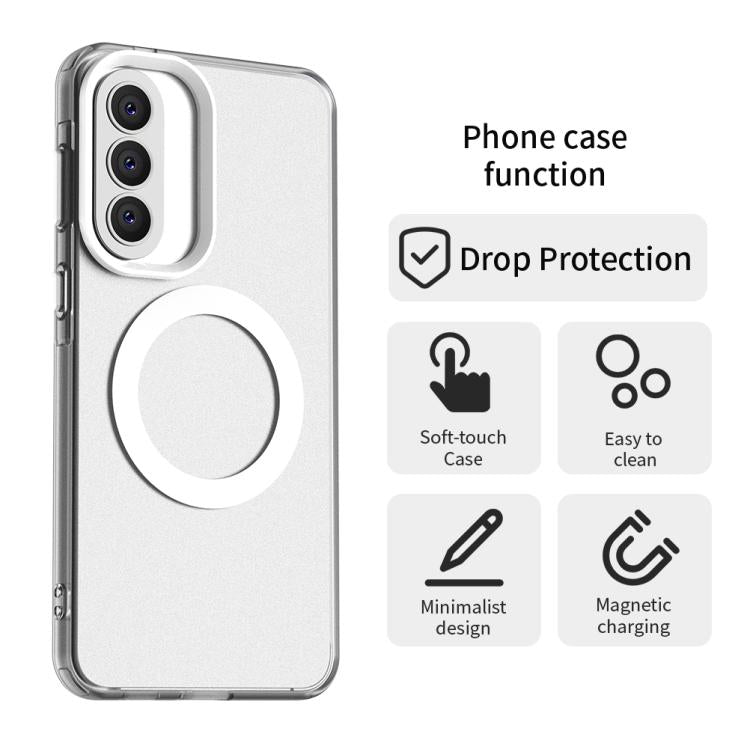 Candy Magsafe PC Hybrid TPU Phone Case, For Samsung Galaxy A57 5G, For Samsung Galaxy A37 5G, For Samsung Galaxy A17 4G, For Samsung Galaxy A07 4G, For Samsung Galaxy A07 5G, For Samsung Galaxy A17 5G