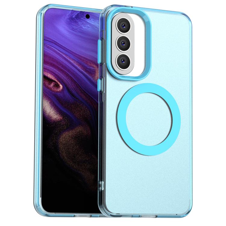 Candy Magsafe PC Hybrid TPU Phone Case, For Samsung Galaxy A57 5G, For Samsung Galaxy A37 5G, For Samsung Galaxy A17 4G, For Samsung Galaxy A07 4G, For Samsung Galaxy A07 5G, For Samsung Galaxy A17 5G