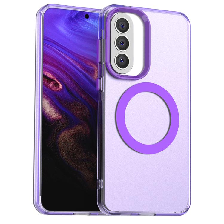 Candy Magsafe PC Hybrid TPU Phone Case, For Samsung Galaxy A57 5G, For Samsung Galaxy A37 5G, For Samsung Galaxy A17 4G, For Samsung Galaxy A07 4G, For Samsung Galaxy A07 5G, For Samsung Galaxy A17 5G